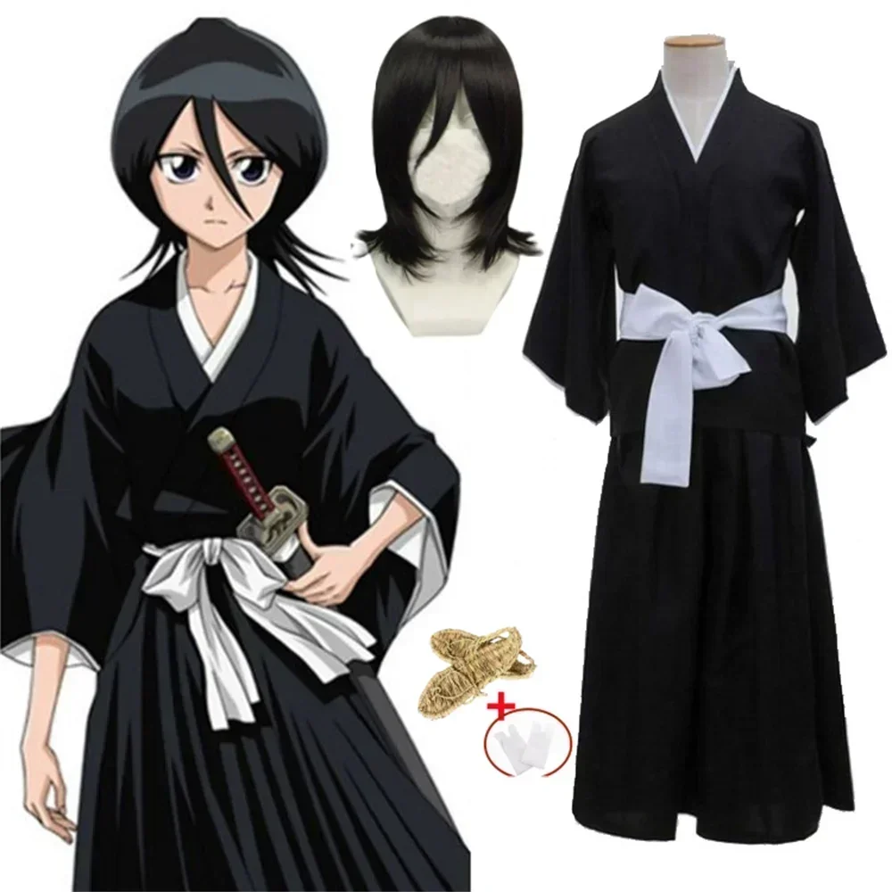 Anime Cosplay Bleach - 2026 Bleekmiddel Kuchiki Rukia Shinigami Cosplay
