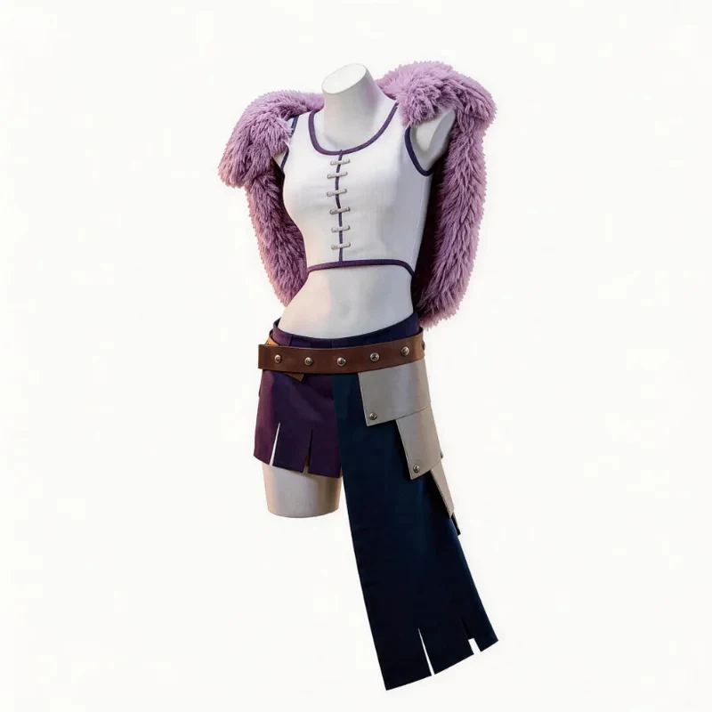 Anime Cosplay Nico Robin - Nico Robin Cosplay-Kostüm, lila Set, Anime-Charakter,
