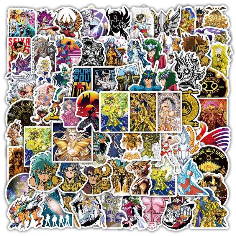 Anime Cosplay Diy - 101 Stück Saint Seiya Anime-Aufkleber Cartoon-Charaktere