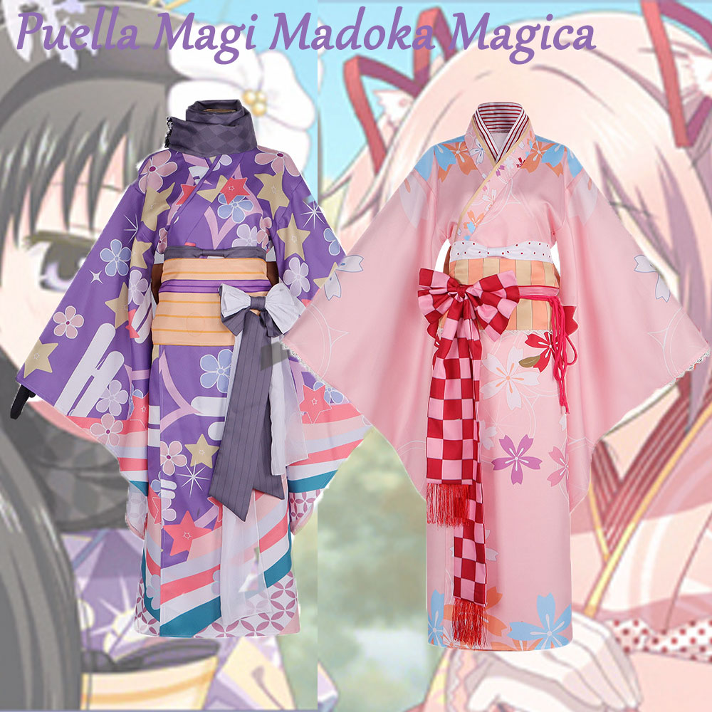 Anime Cosplay Diy - Puella Magi Madoka Magica Cosplay Kimono-Bademantel,
