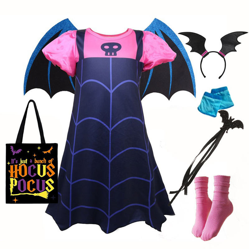 Anime Cosplay Toddler - NEUES Vampirkleid mit Flügeln für kleine