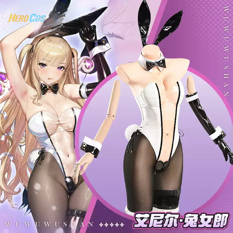 Anime Cosplay Jumpsuit - Game Browndust2 Aynil Cosplay Kostüm Bunny