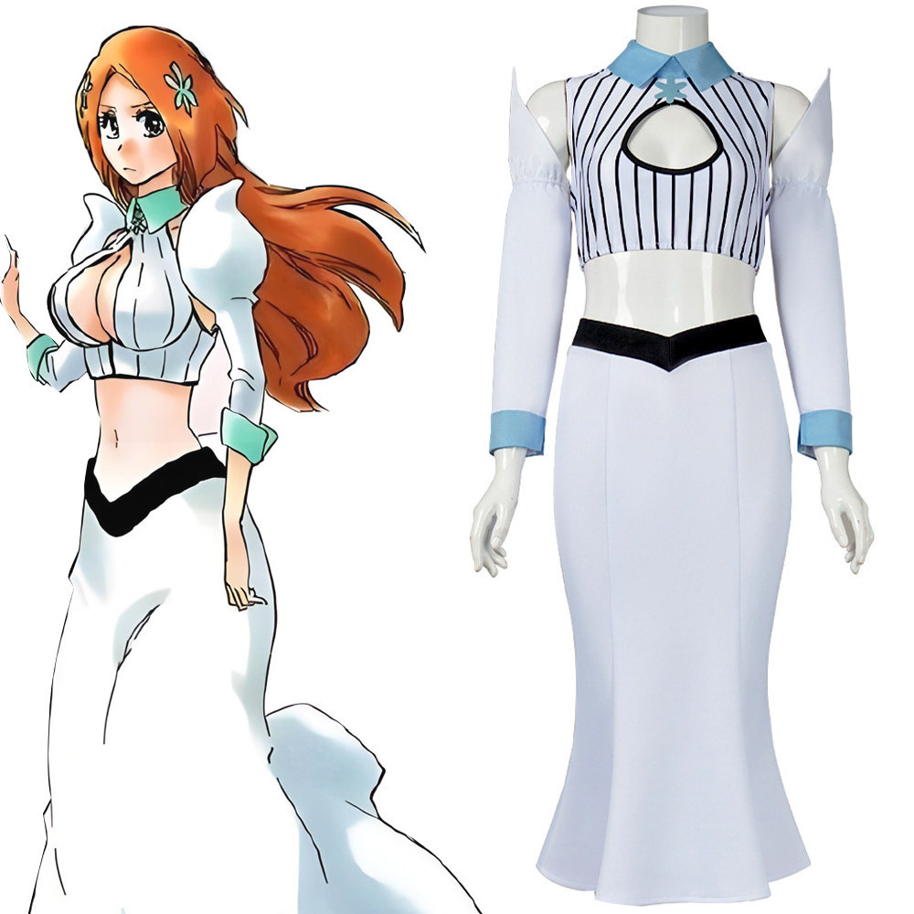 Anime Cosplay Bleach - Bleach Inoue Orihime Cosplay Kostüm Uniform