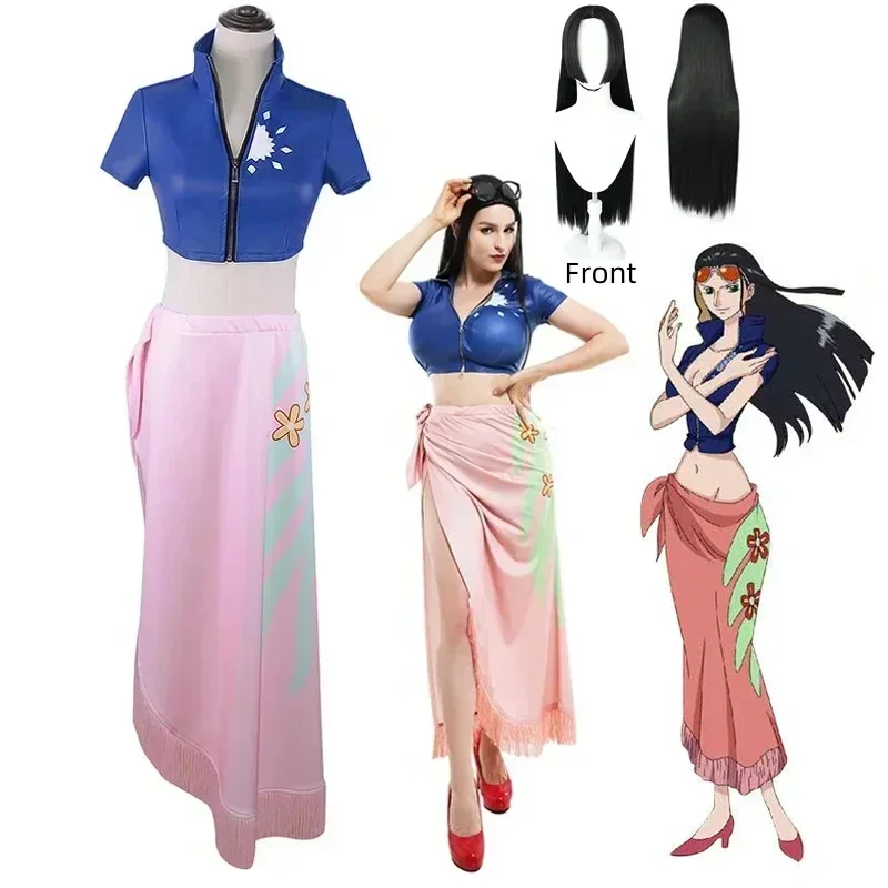Nico Robin Cosplay-Kostüm, Kle – Anime Cosplay Nico Robin Bewertung und Preis