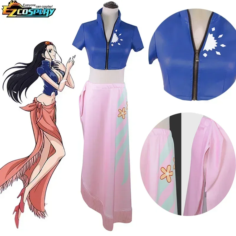 Nico Robin Cosplay-Kostüm, Kle – Anime Cosplay Nico Robin Bewertung und Preis
