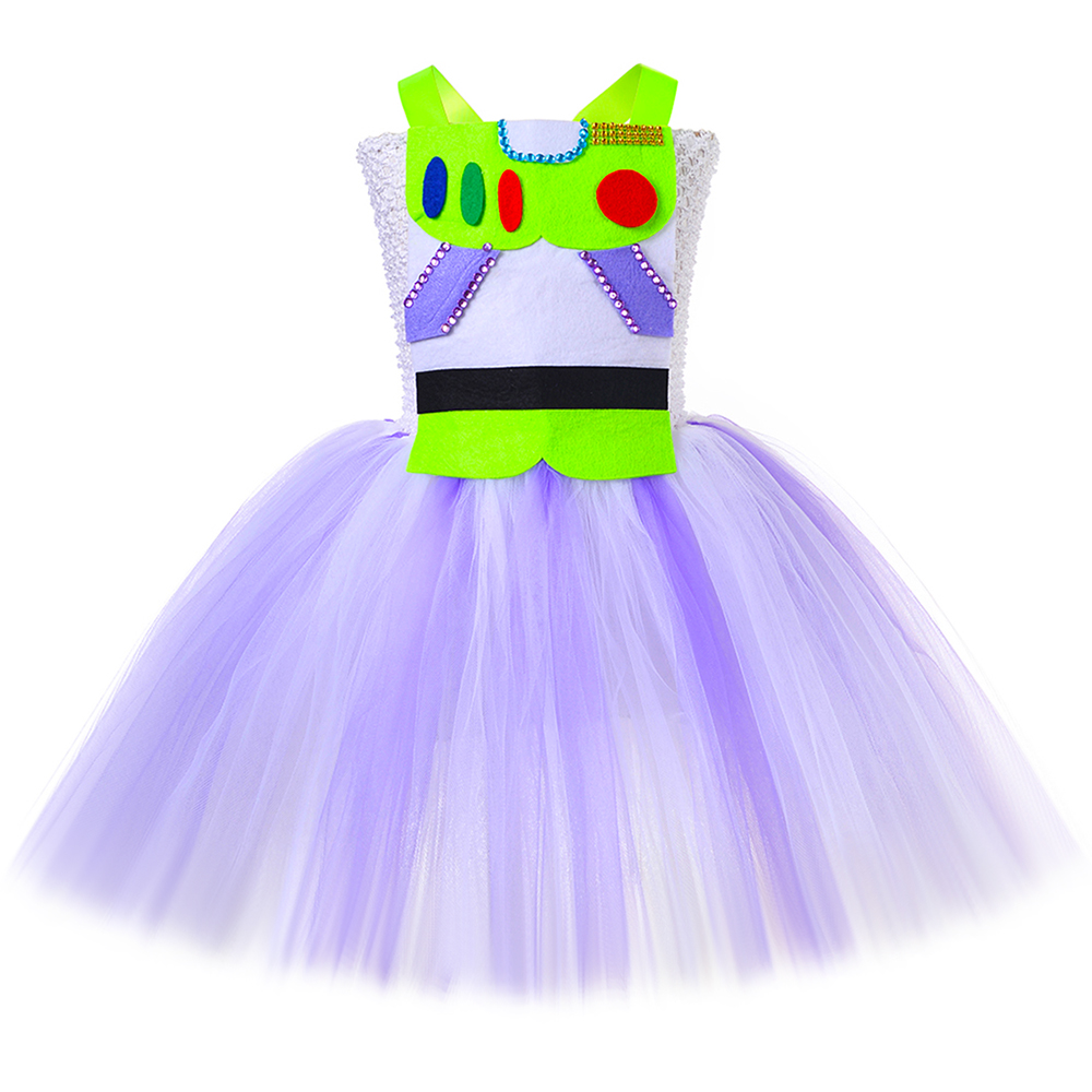 Mädchen Buzz Lightyear Kostüm  – Anime Cosplay Toddler Bewertung und Preis