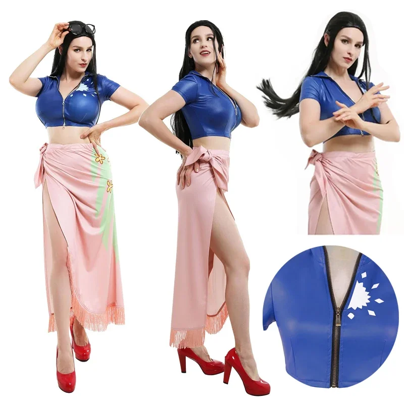 Nico Robin Cosplay Kostüm Klei – Anime Cosplay Nico Robin Bewertung und Preis