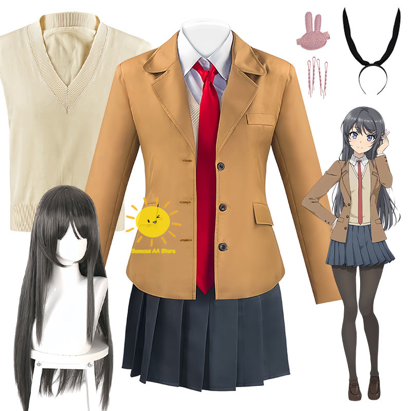 Anime Sakurajima Mai Cosplay R – Anime Cosplay Bunny Bewertung und Preis