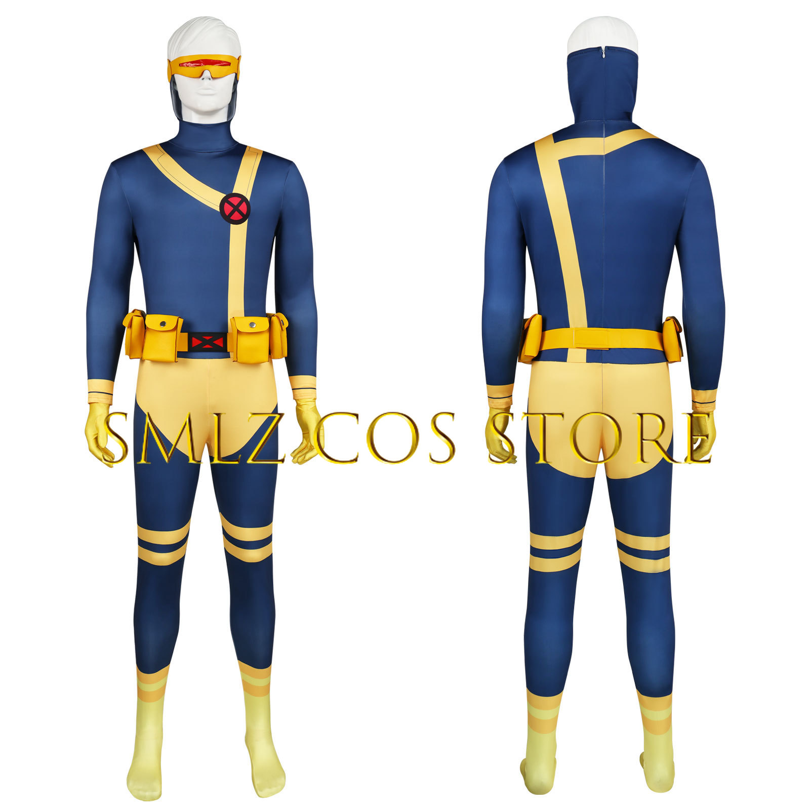 Scott Summers Cosplay Cyclops  – Anime Cosplay Jumpsuit Bewertung und Preis