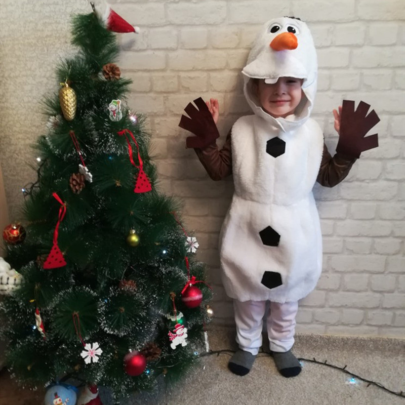 Neujahrs-Olaf-Charakterkostüm  – Anime Cosplay Toddler Bewertung und Preis