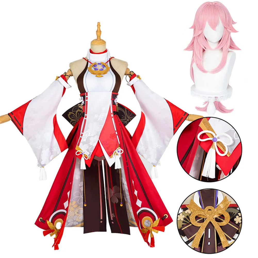 Genshin Impact Yae Miko Guuji  – Cosplay Anime Yae Miko Bewertung und Preis