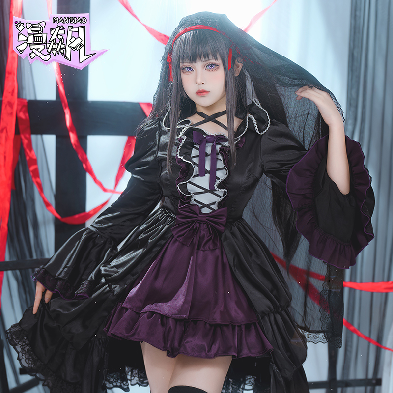 Akemi Homura Cosplay Kostüm Pu – Anime Cosplay Diy Bewertung und Preis