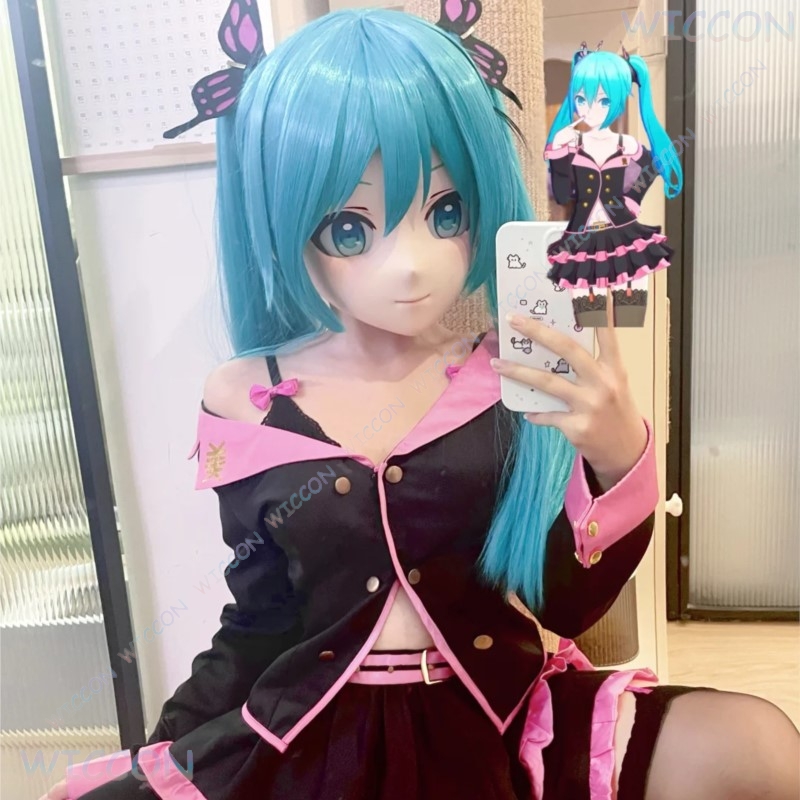 Kigurumi Weibliche Gesichtsmas – Anime Cosplay Diy Bewertung und Preis