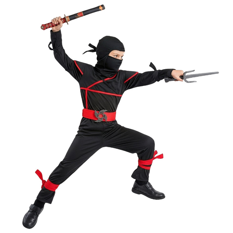Japanisches Samurai-Kostüm für – Anime Cosplay Ninja Bewertung und Preis